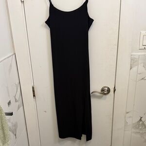 Elegant Black spaghetti strap Dress